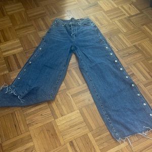 SHEIN wide leg jeans size 7